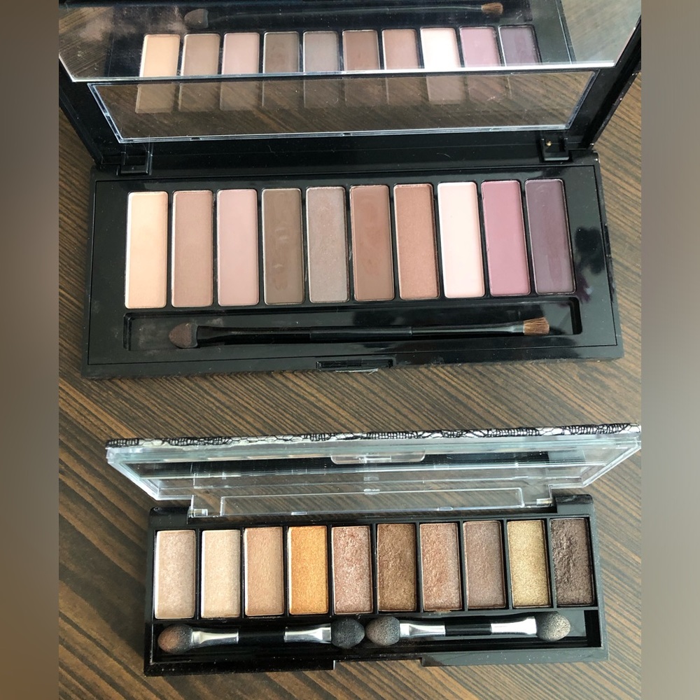 Two gently used Eyeshadow Palettes.